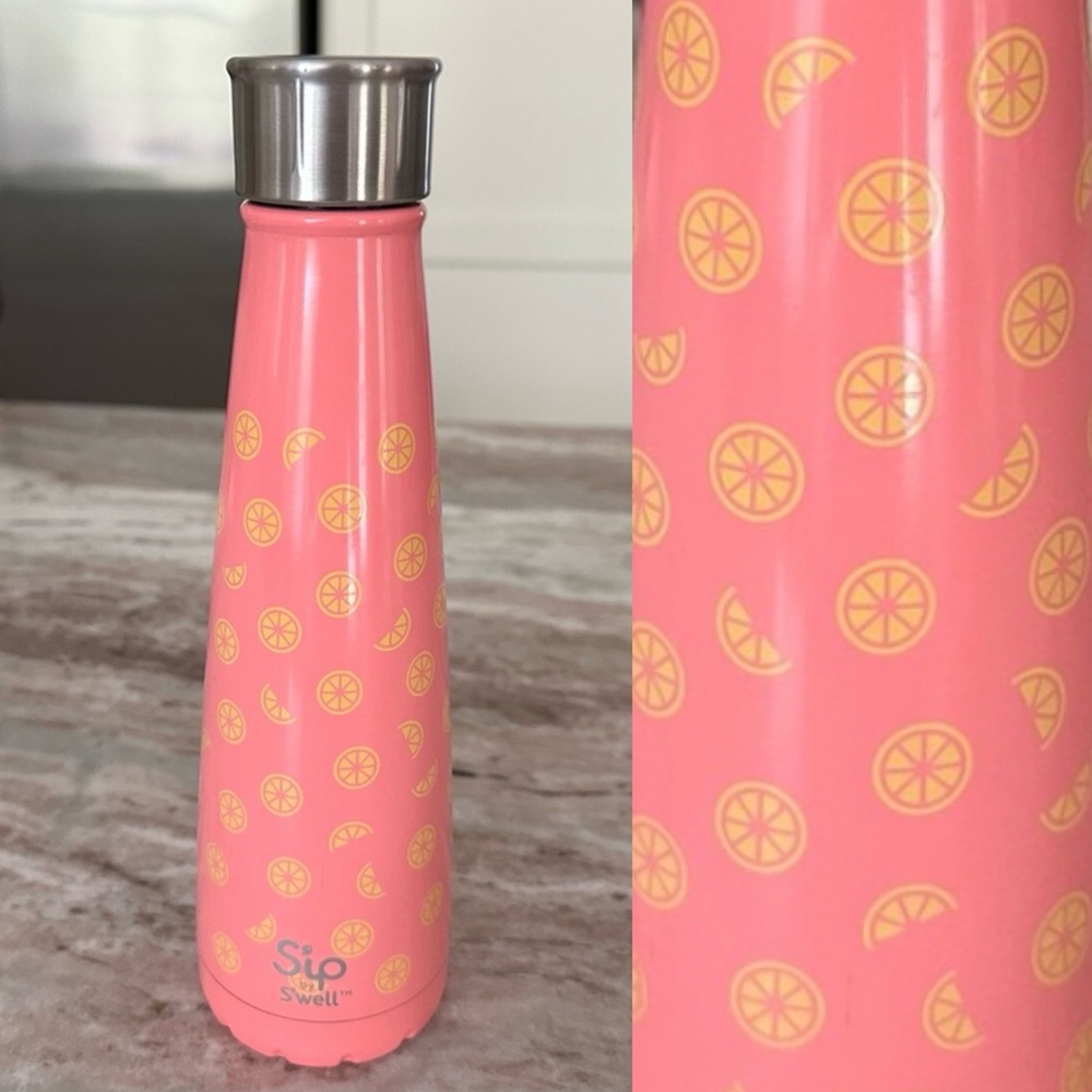 Sip by Swell Pink Lemonade Insulated Stainless Steel Bottle